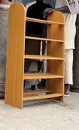 Home Interiors Shoe Rack with Arched Side Panels - 1