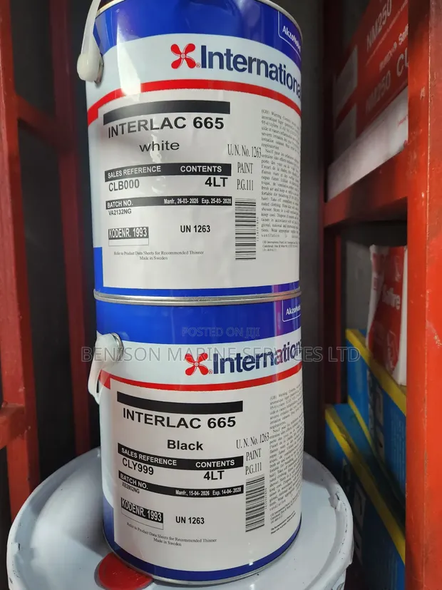 Interlac 665 4L Black Paint - 1