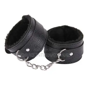 Leather Hand Wrist Cuffs Bondage Restraints - Adult Toy