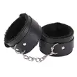 Leather Hand Wrist Cuffs Bondage Restraints - Adult Toy - 1
