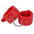 Leather Hand Wrist Cuffs Bondage Restraints - Adult Toy - 2