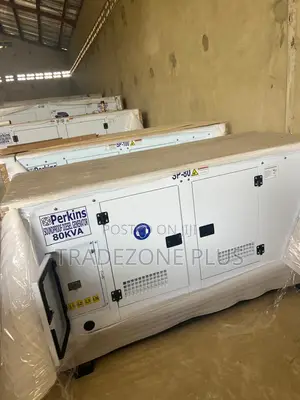 80KVA Perkins Soundproof Generator - Brand New
