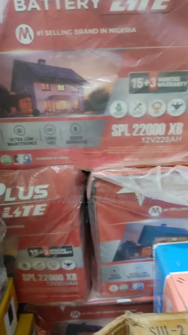 Star Plus 22000 Tubular Battery - 1