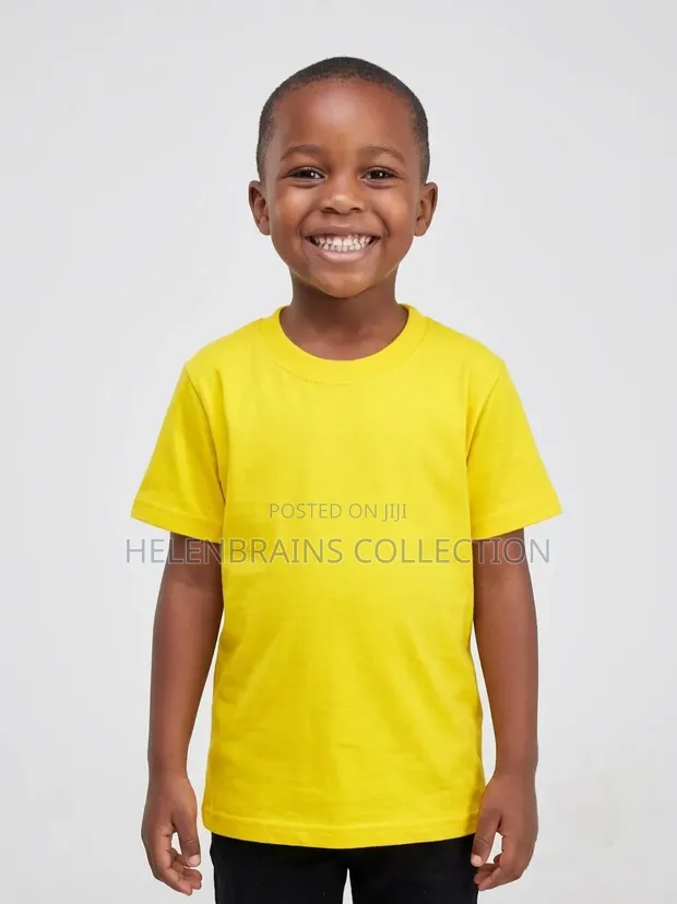 SMT Plain Cotton T-Shirt for Children by 2B Real - 1