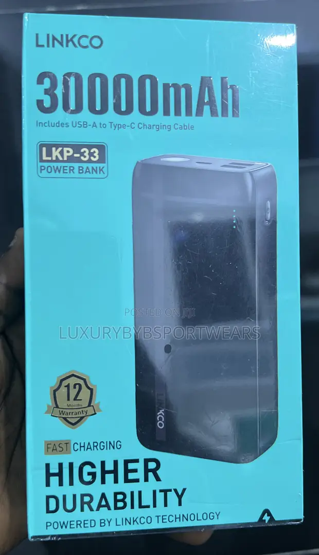 LINKCO 30,000mAh 12W Power Bank - 1