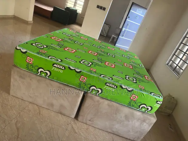 Used 6x6 Bed Frame with Mattress - 1