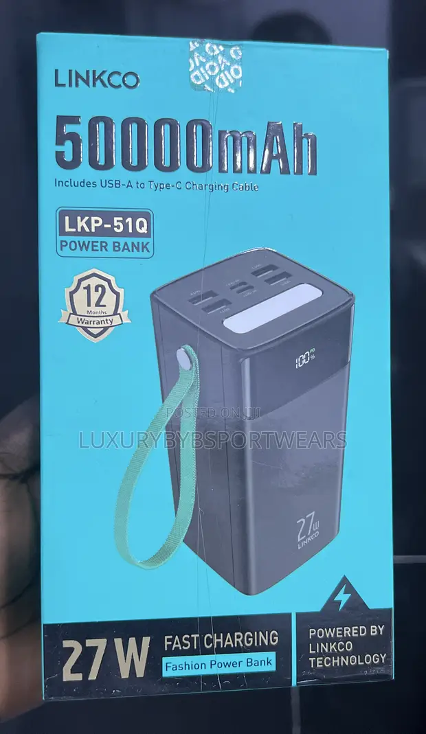 Linkco 50,000mAh 27W Fast Charge Powerbank - 1