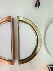 d.light LED Wall Bracket - Gold/Silver - 1