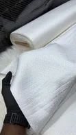 DeeMatyz Senator Fabric - Premium Textured White & Colors (4 Yards) - 4