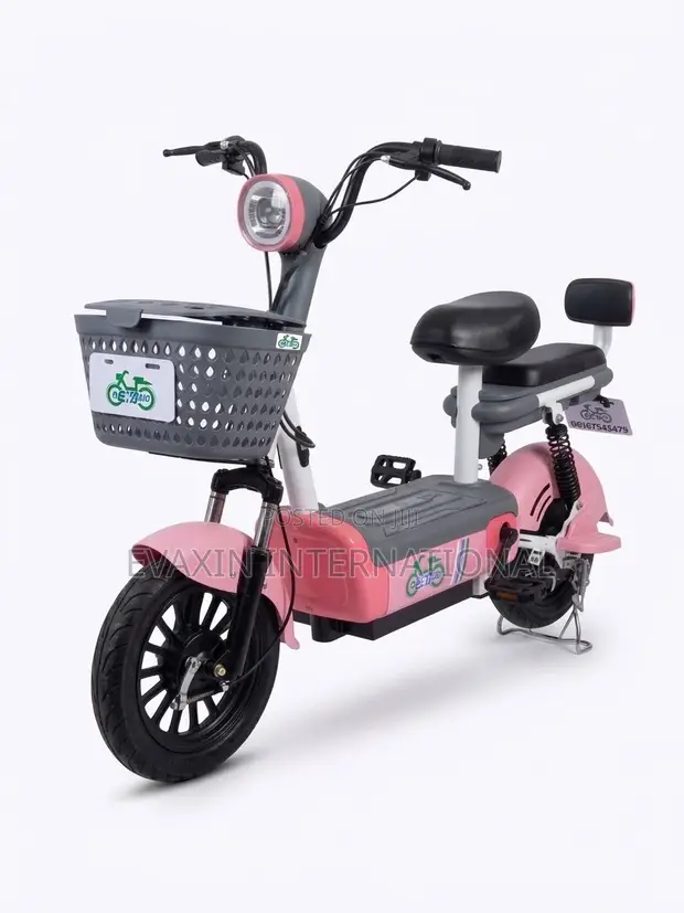 New 2025 Pink Electric City Bike - 1
