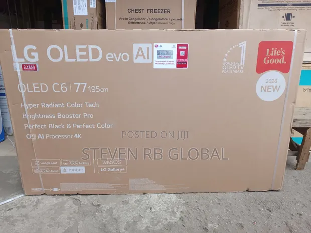 LG 77" OLED Evo AI C6 Smart TV | TV77C66LA - 1