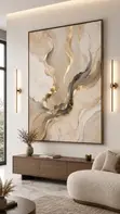 Modern Framed Canvas Wall Art - 1