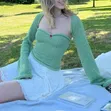 Knitted Tube Top + Shrug Set - 3