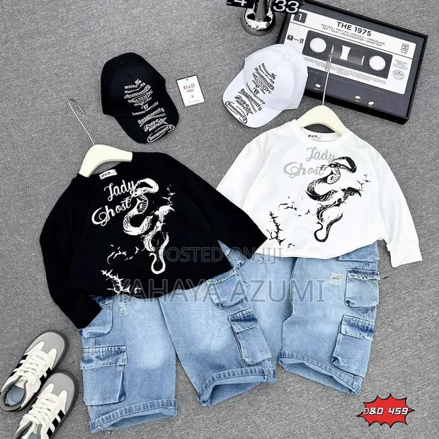 The Children's Place Cotton & Denim Clothing Sets - 1