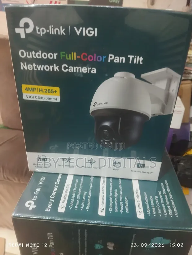 TP-Link VIGI Kamara Mai Girman Gani A Waje Mai Launi Mai Juyawa 4MP - 1