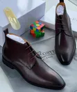 John Foster Babban Ingancin Fata Chelsea Boots - 4