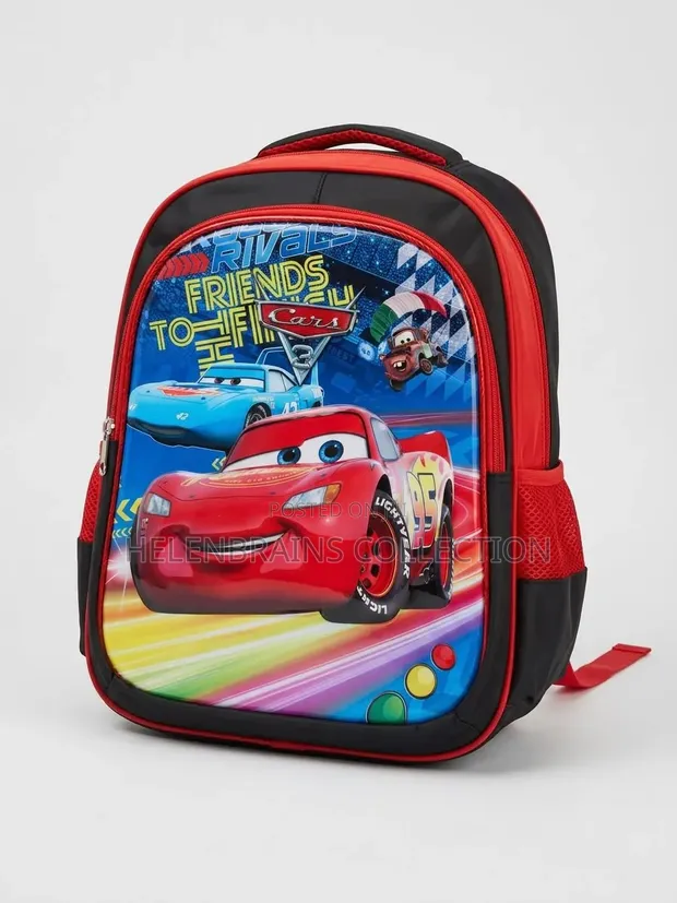 3D Character School Bag - 16 Inches - 1