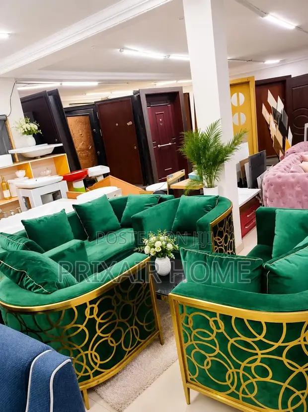 Turkish Green Sofa Set - 1