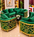 Turkish Green Sofa Set - 2