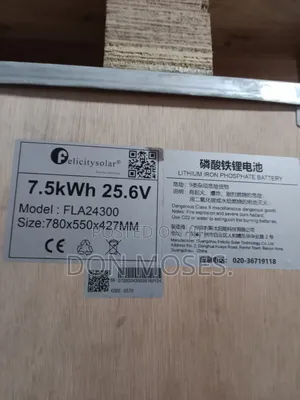 7.5kWh 24V Felicity Solar Lithium Batteries