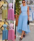 Elegant Pink Wrap Dress - Brand New - 2