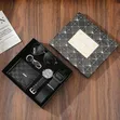 Men's Gift Set: Wristwatch, Wallet, Belt, Key Holder & Eyeglasses - 2