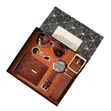 Men's Gift Set: Wristwatch, Wallet, Belt, Key Holder & Eyeglasses - 4