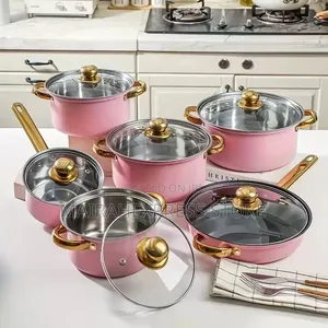 12pcs Stainless Steel Cookware Pot Set