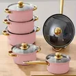 12pcs Stainless Steel Cookware Pot Set - 2