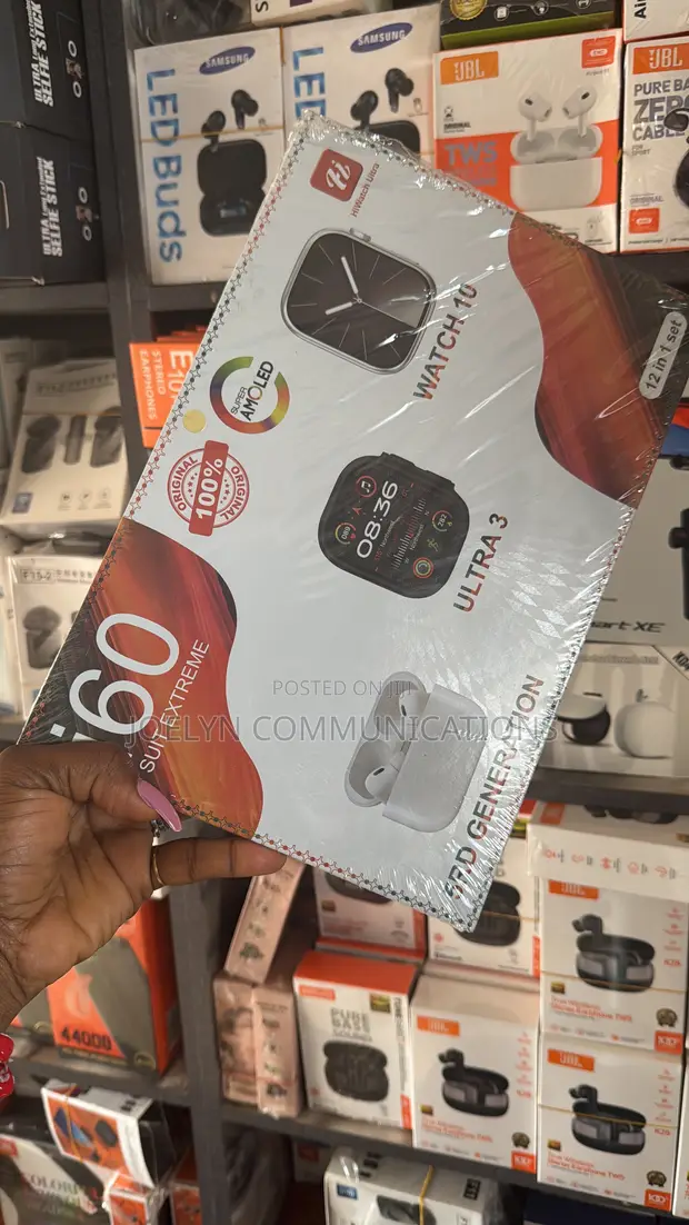 i60 Smart Watch da Ƙarin Strap & EarPods - 1