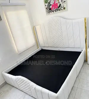 Pure Leather 6x6 Bed Frame - Like New