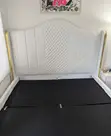 Pure Leather 6x6 Bed Frame - Like New - 4
