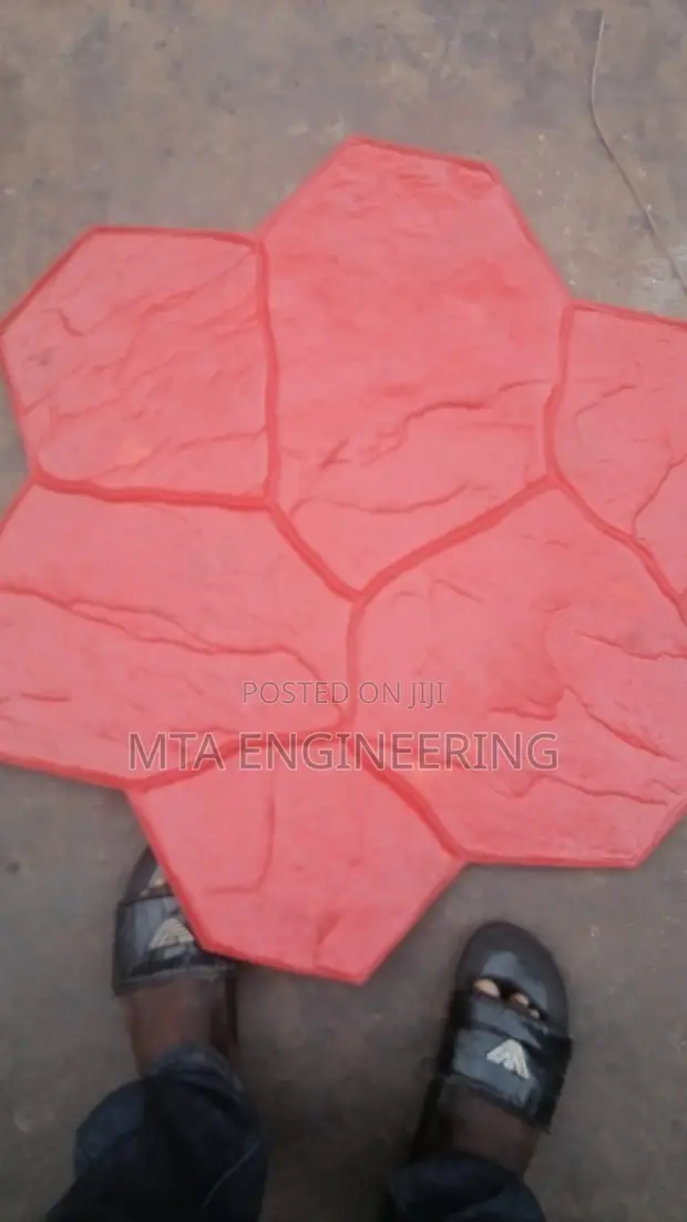 Red Stamping Mould for Concrete Patterns - 1