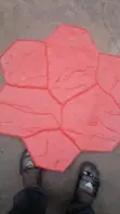 Red Stamping Mould for Concrete Patterns - 1
