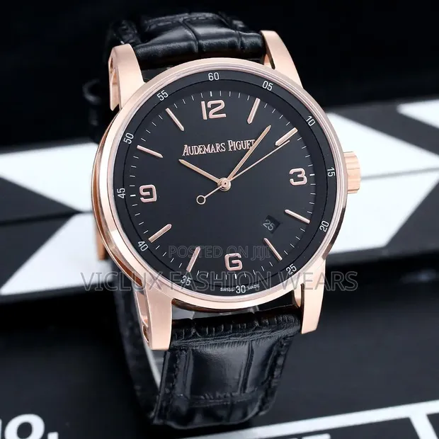 Audemars Piguet Luxury Leather Wrist Watch - 1