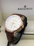 Audemars Piguet Luxury Leather Wrist Watch - 3