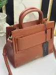 Pedro Classic Black Leather Handbag - 2