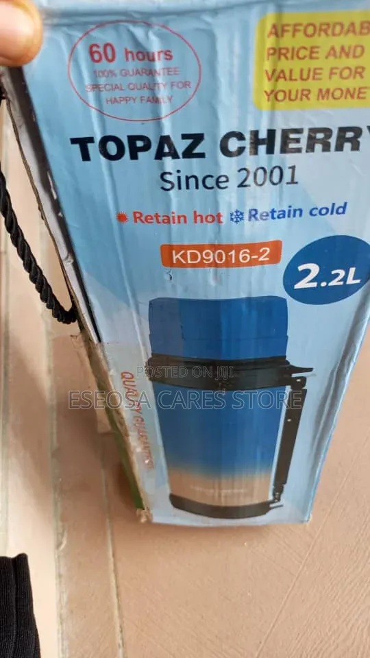Topaz Cherry 2.2L Vacuum Flask - 1