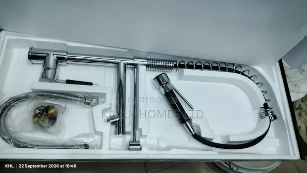 Premium Kitchen Mixer Tap with Pull-Out Spray - 1