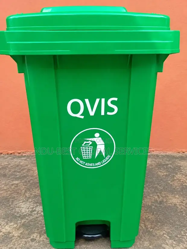 Heavy-Duty Plastic Pedal Waste Bin (120 Litres) - 1