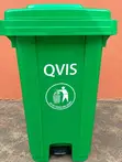 Heavy-Duty Plastic Pedal Waste Bin (120 Litres) - 1