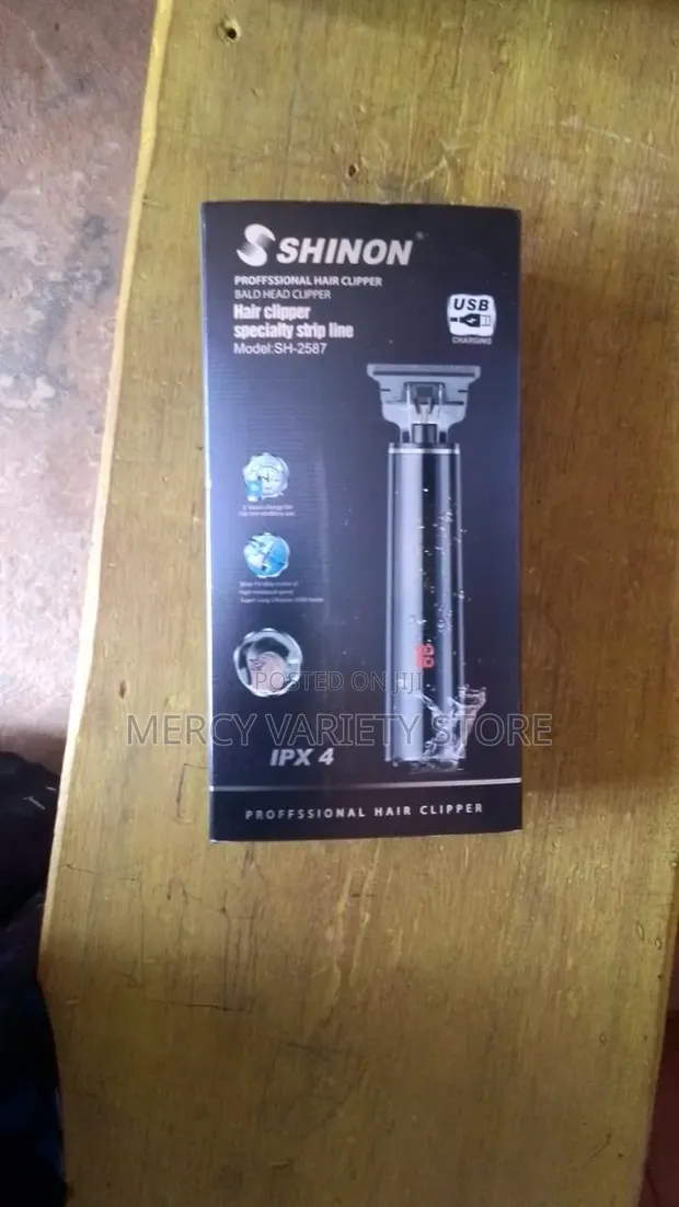 Rechargeable Professional Hair Clipper with Timer - 1