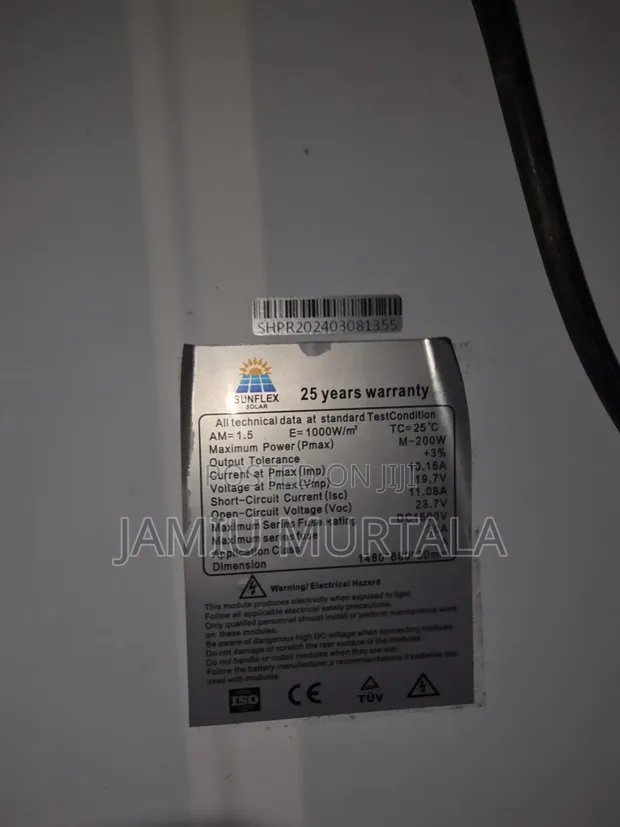 Sunflex 200W Solar Panels (Used, 3 Units) - 1