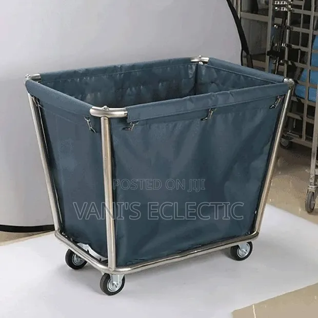 Heavy Duty Commercial Laundry Trolley / Linen Cart - 1