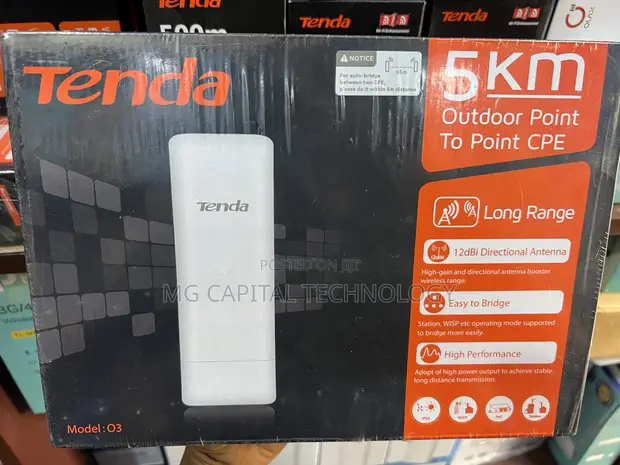 Tenda O3 5km Outdoor Point-to-Point CPE - 1