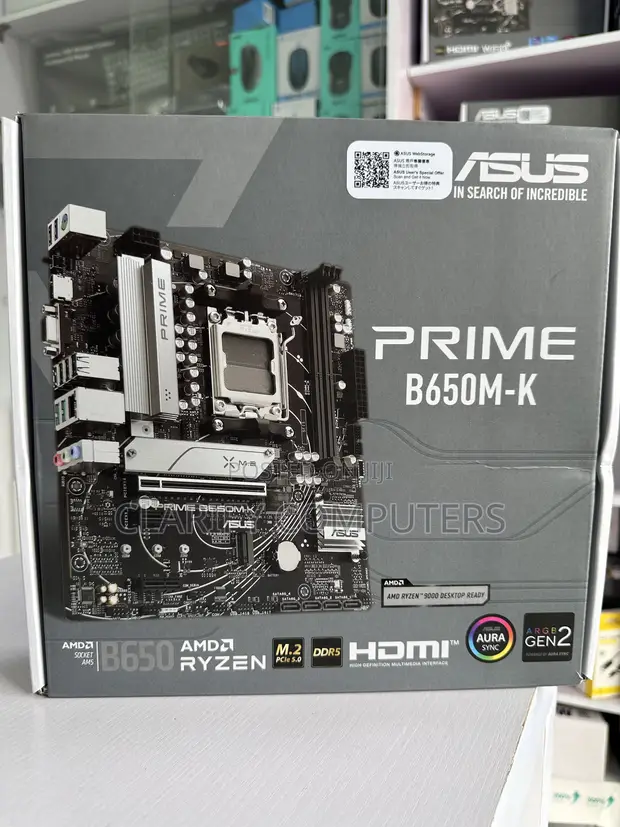 ASUS PRIME B650M-K AMD Motherboard - 1