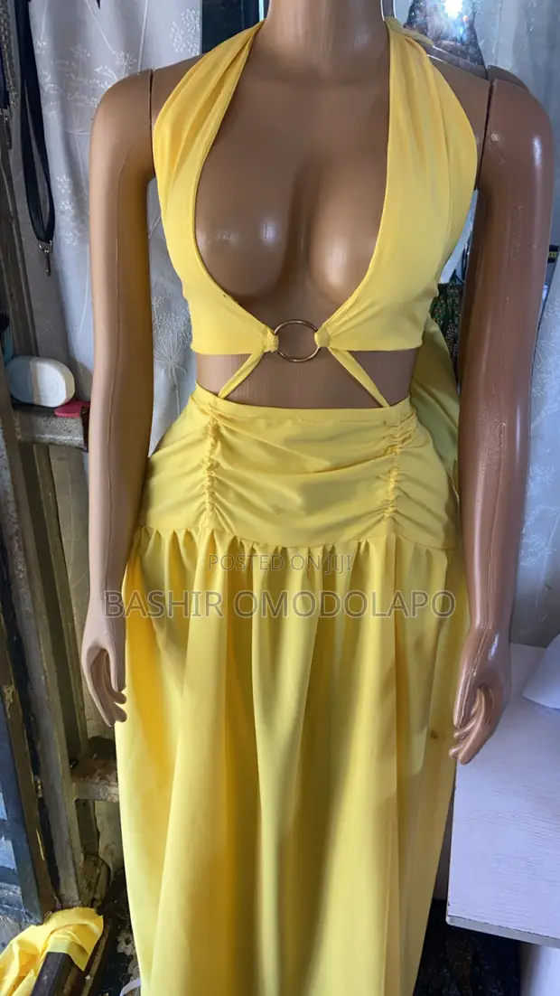 Yellow Beach Wear Gown - Brand New - 1