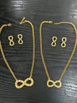 Kugun Zobe na Bakin Karfe (Figure 8 Necklace) - 2