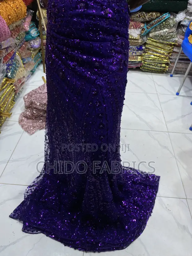Beaded Lace Fabric for Occasions - 1