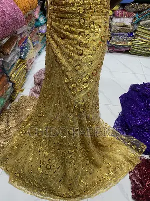 Beaded Lace Fabric for Occasions